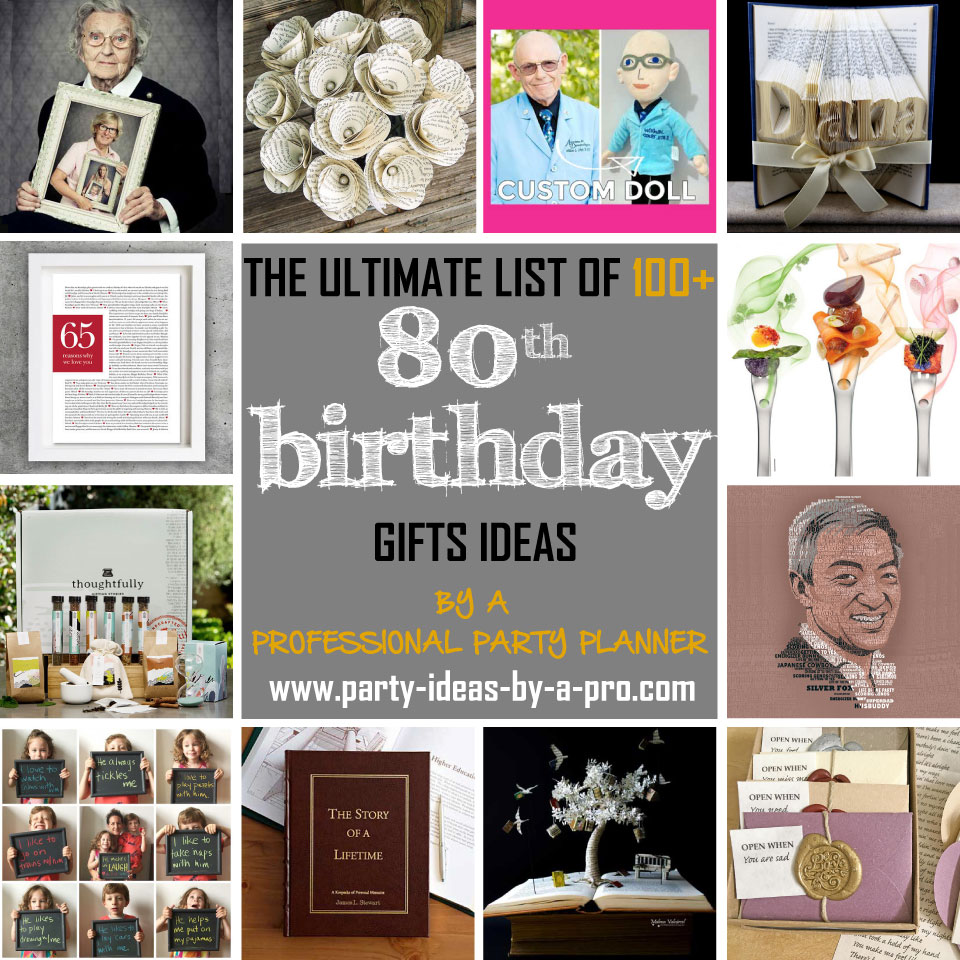 80th birthday gift ideas for mom