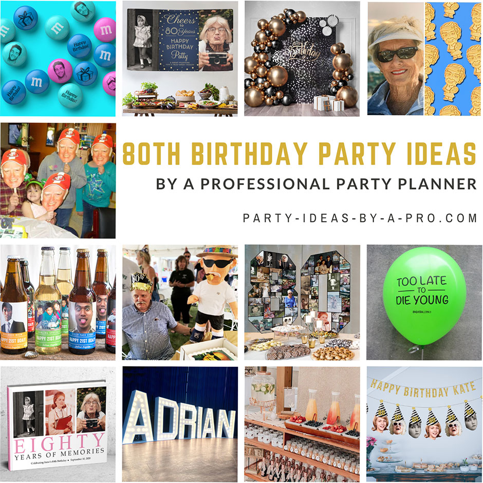 ideas for father's 80th birthday celebration