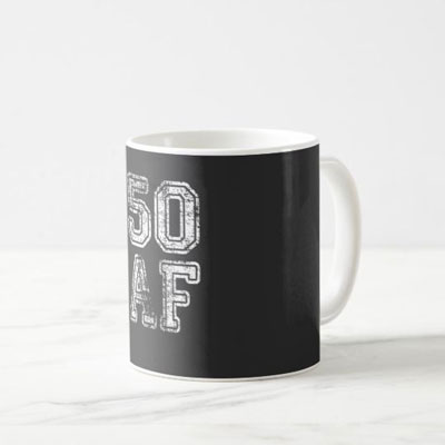 50 AF mug