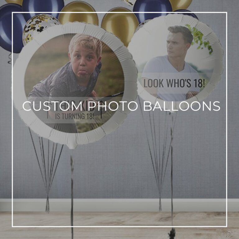 This Kid is Turning 18 and Look Who's 18 custom photo balloons