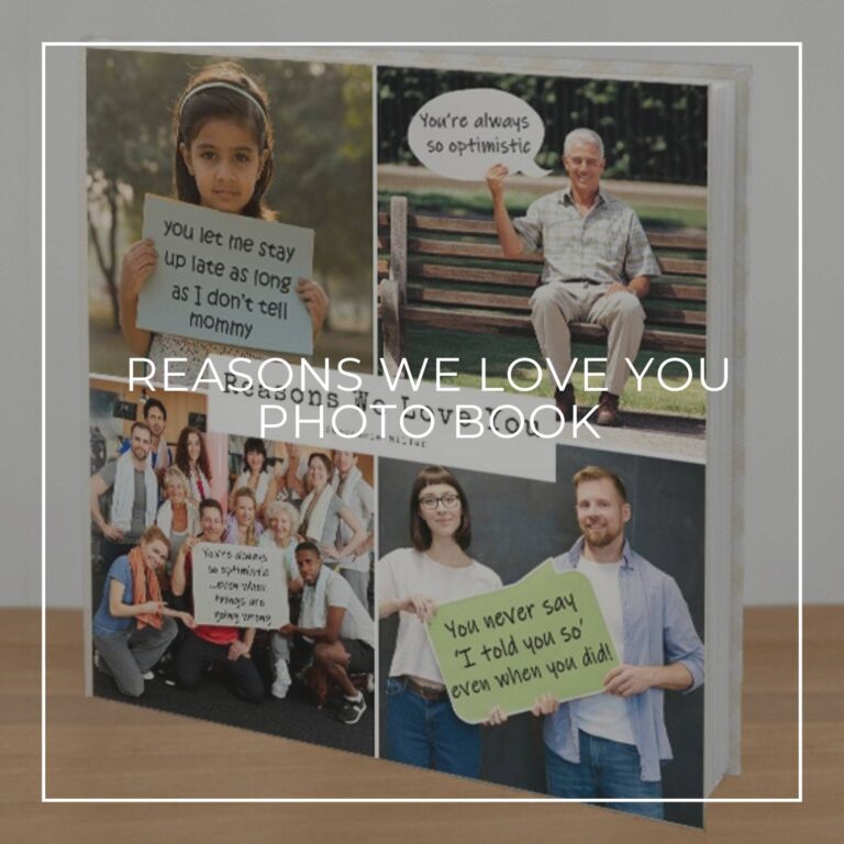 reasons we love you 30th birthday photo-book