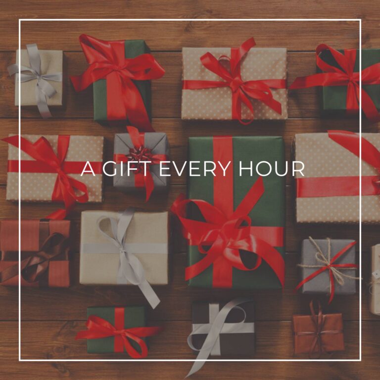a collection of gift wrapped boxes