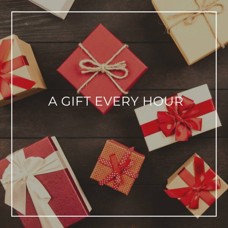 a collection of gift wrapped boxes