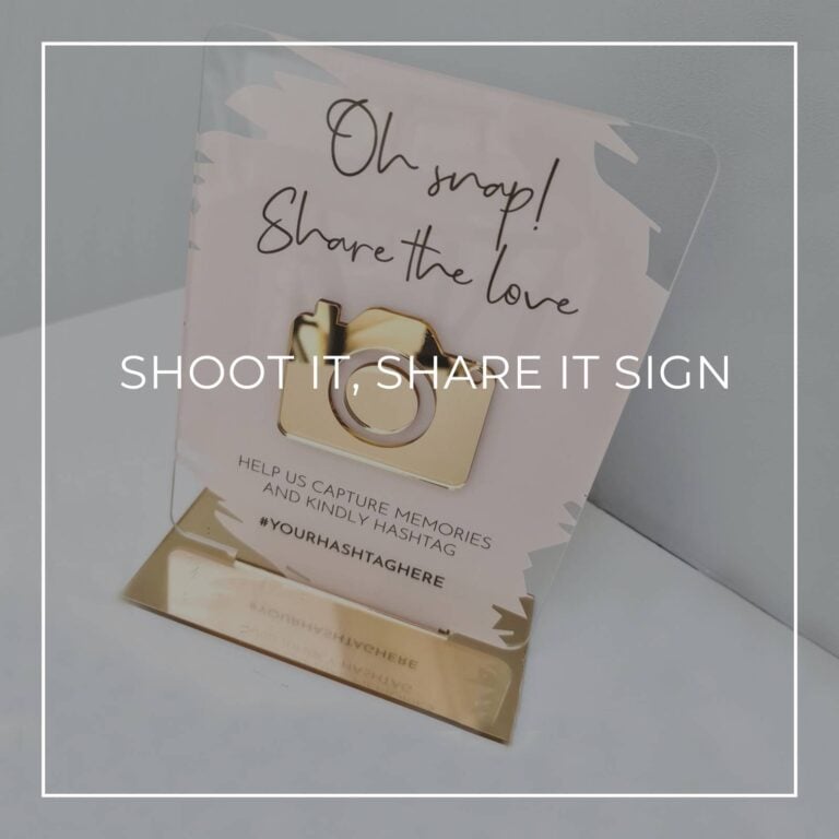 Shoot It, Share It Signs