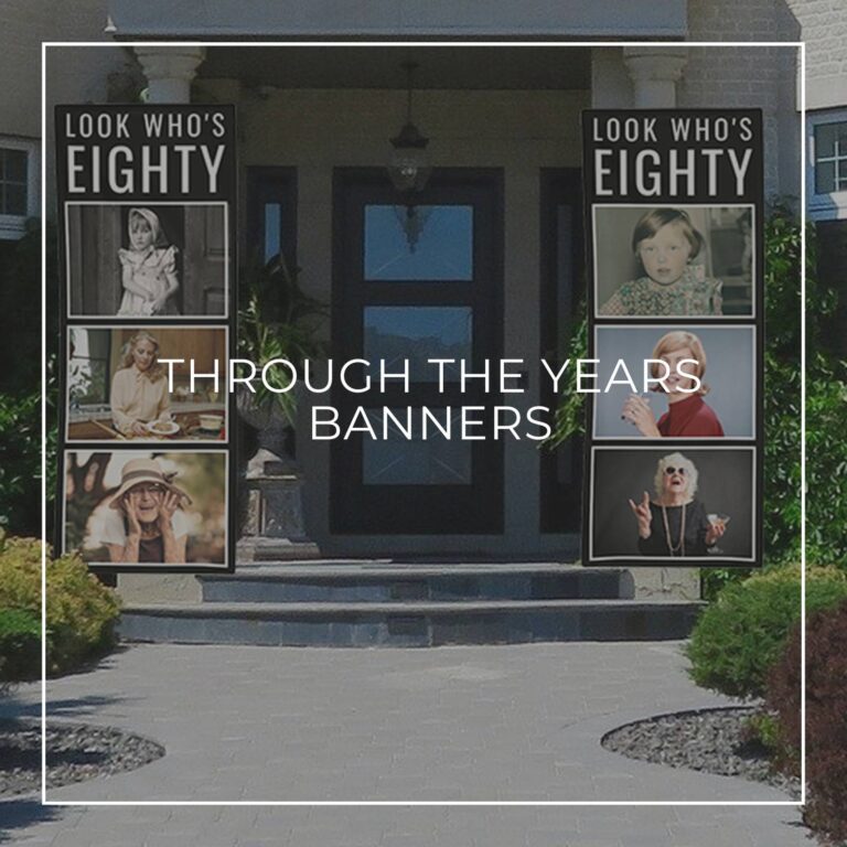Through the Years Photo Banners