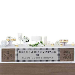 Aged to Perfection 30th birthday banner