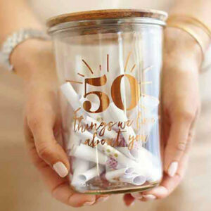 50 Reasons We Love You 50th birthday party feature