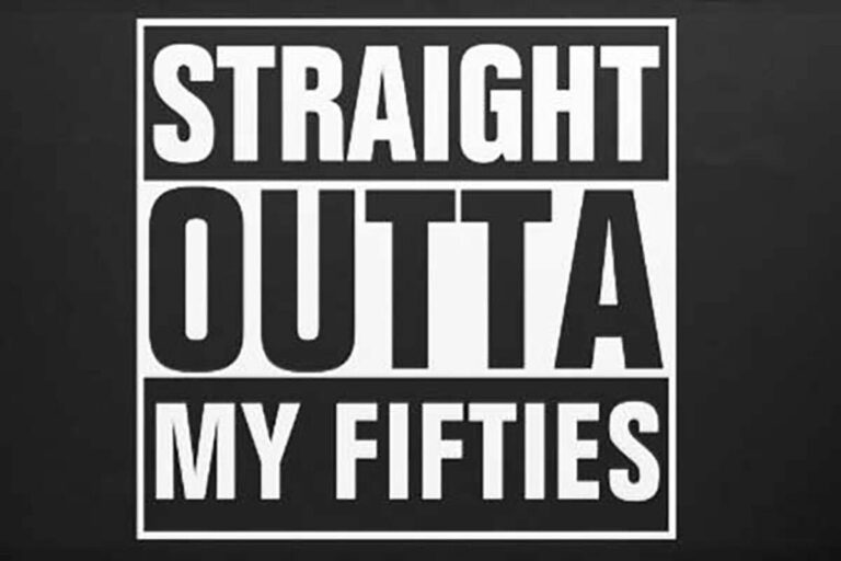 Straight Outta My Fifties 60th birthday party theme