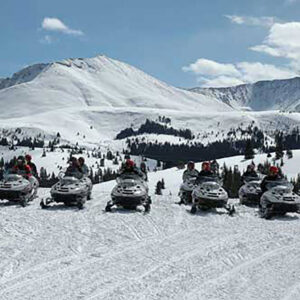 Take a Snow Mobile Tour for your 60th birthday 