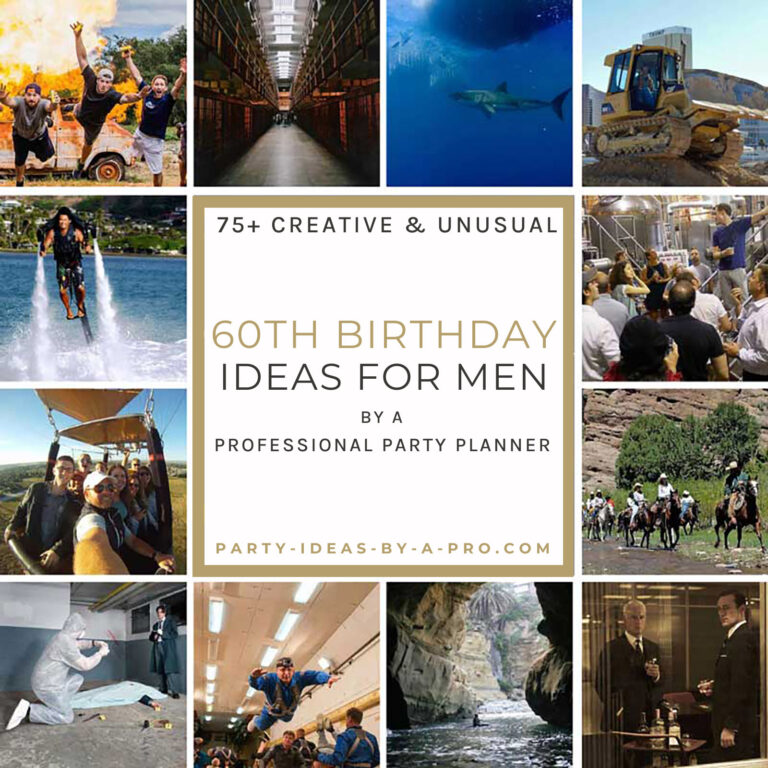 The ultimate list of 100+ 60th birthday party ideas for men
