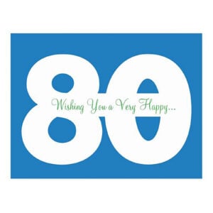 80th birthday share a memory memory postcards