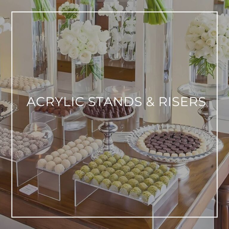 Acrylic Food Stands & Risers