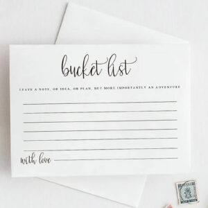 bucket list suggestions cards