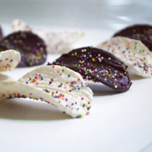 chocolate coated Pringles potato chips