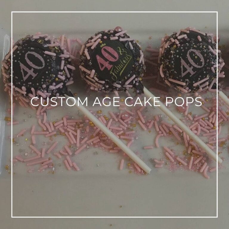 Birthday Age Cake Pops