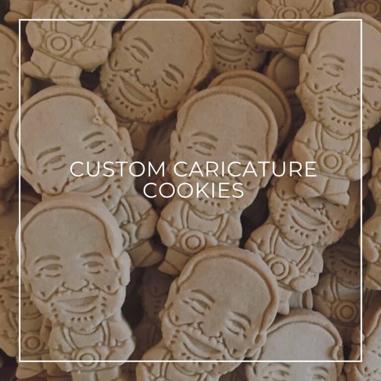 Decorated Custom Caricature Cookies