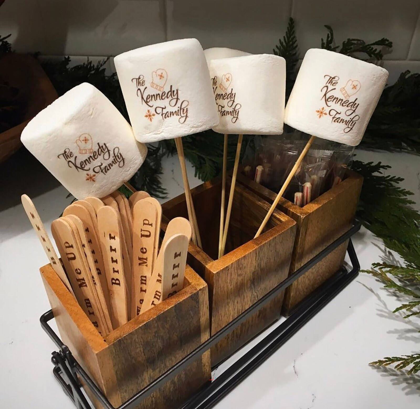 By a Pro: Personalized S'mores Kits | Custom Dessert Table Food