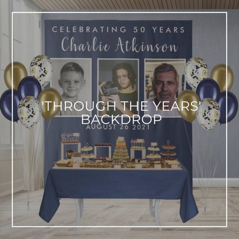 Through the Years Photo Backdrops