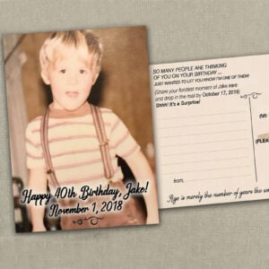 custom photo share a memory memory postcards