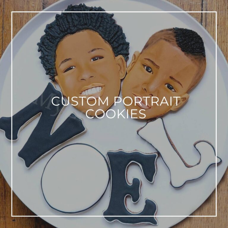 Custom Portrait Cookies