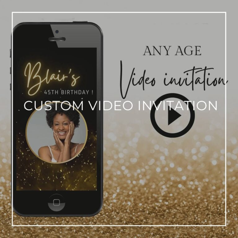 Custom Video Invitation