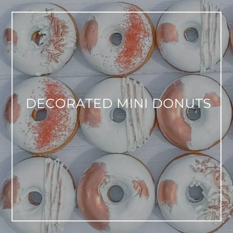 Decorated Mini Donuts