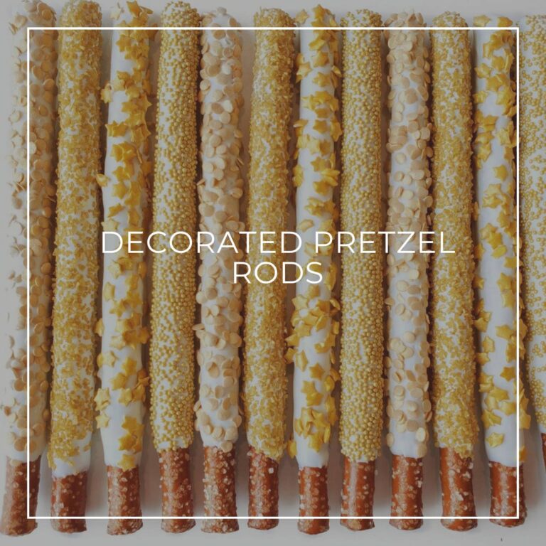 Decorated Pretzel Rods