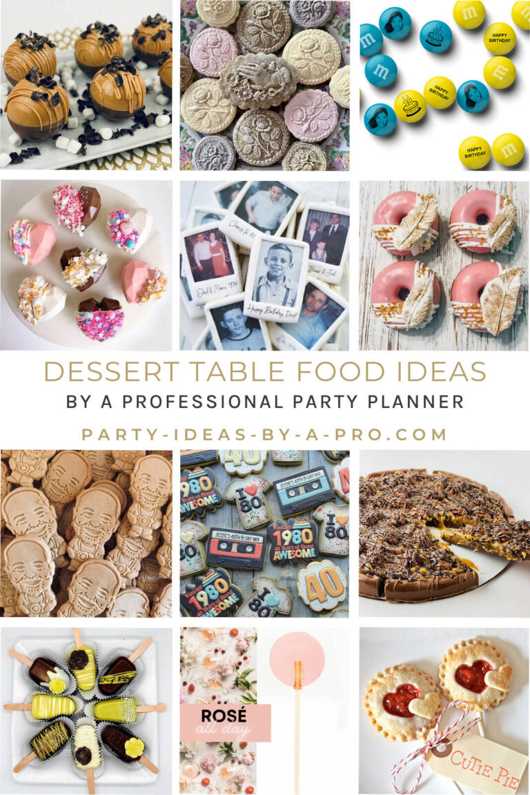 By a Pro: Dessert Table Food Ideas by a Professional