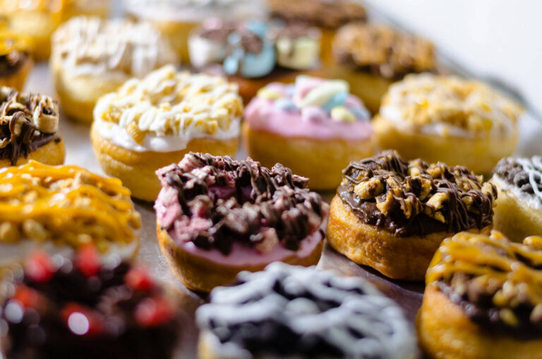 a variety of different donuts