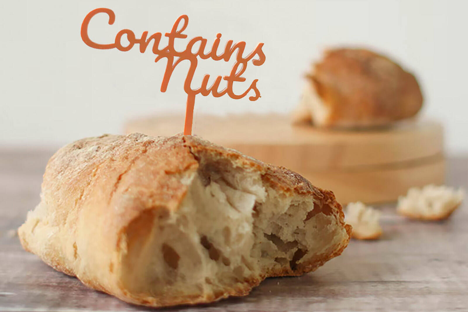 'Contains Nuts' allergy warning food pick