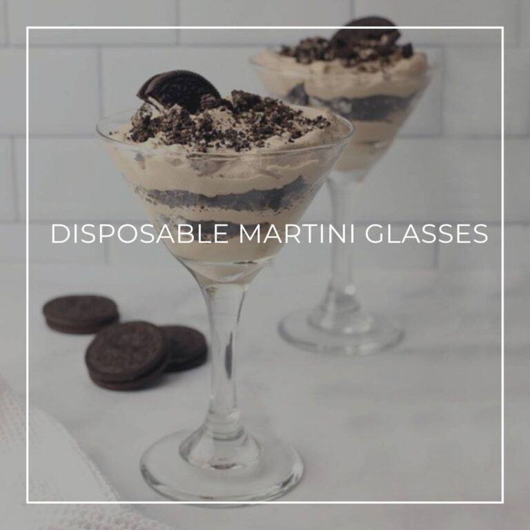 Martini Glass Desserts