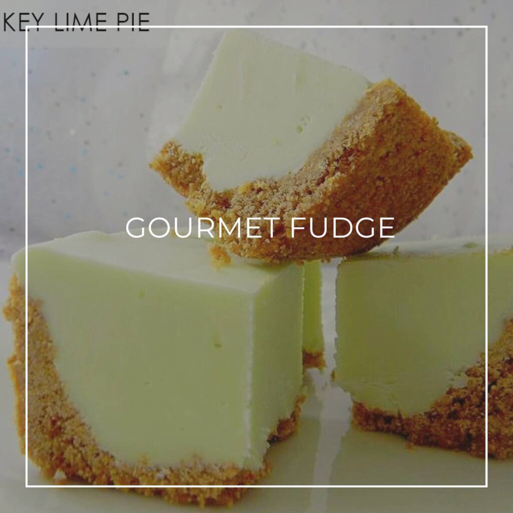 Key lime pie gourmet fudge