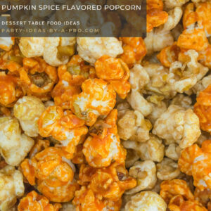pumpkin spice flavored gourmet sweet popcorn