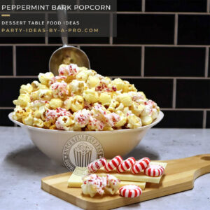 peppermint bark flavored gourmet sweet popcorn