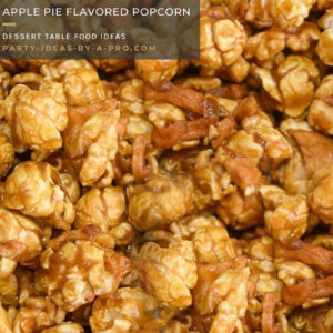 apple pie flavored gourmet sweet popcorn