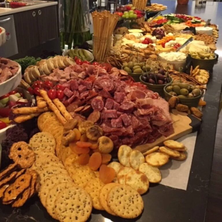 Grazing table displayed for a celebration