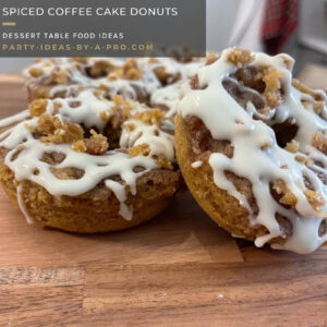 handmade spiced coffee cake gourmet donuts