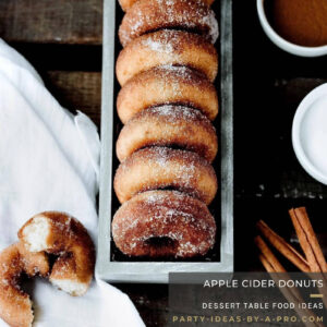 handmade apple cider gourmet donuts