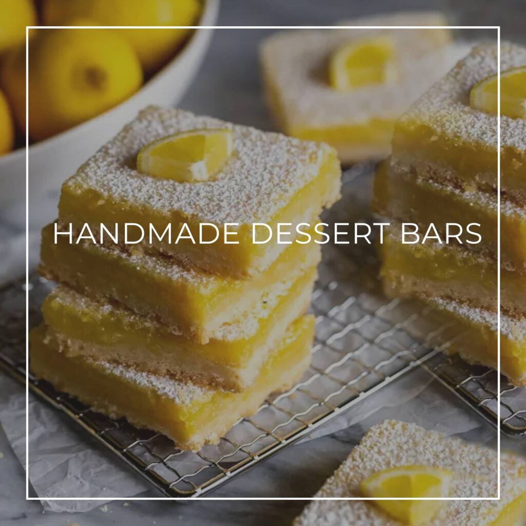 handmade lemon bars
