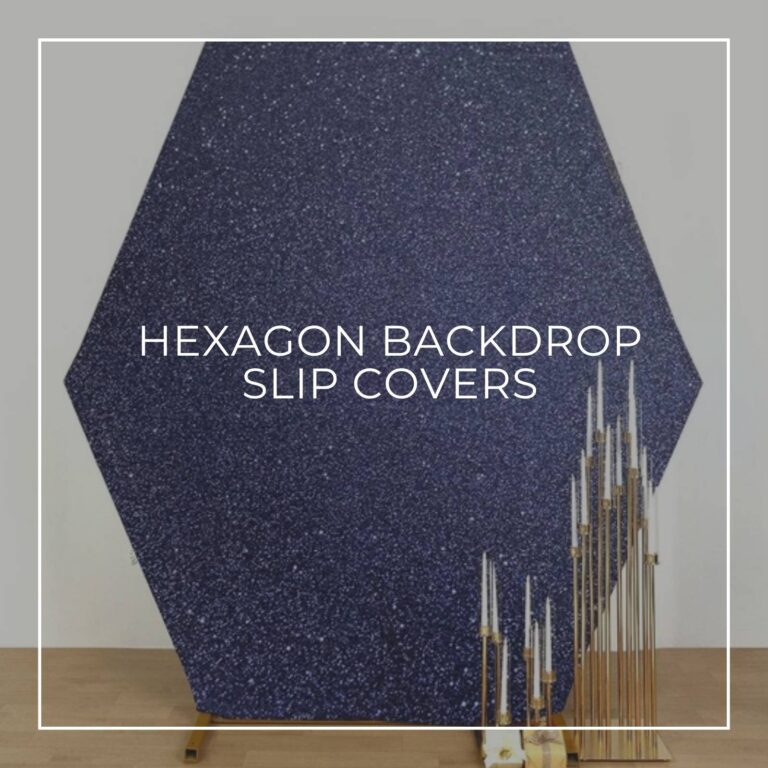 Hexagon Backdrop Slipcovers