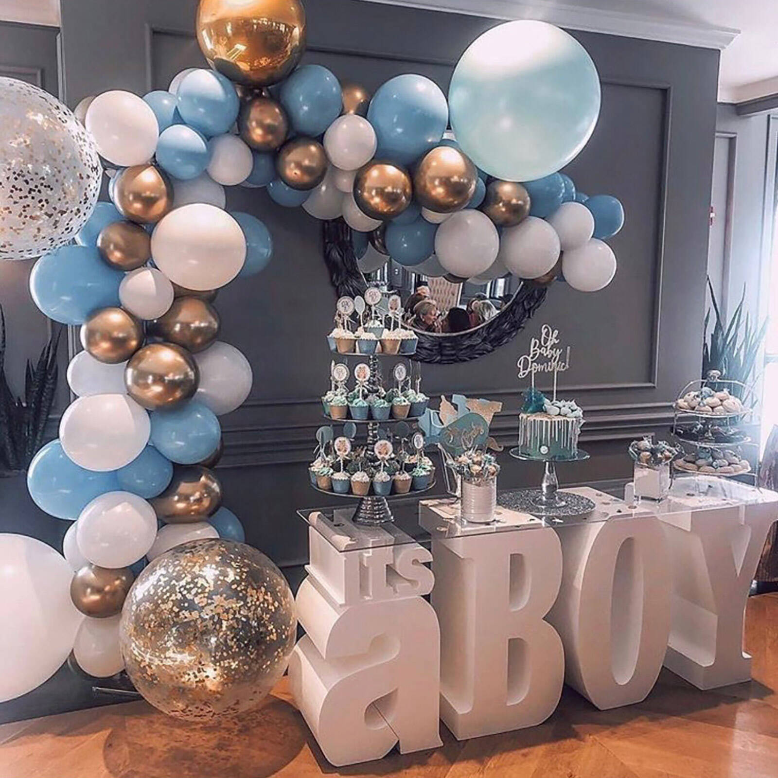 Large styrofoam letters numbers party ideas by a pro