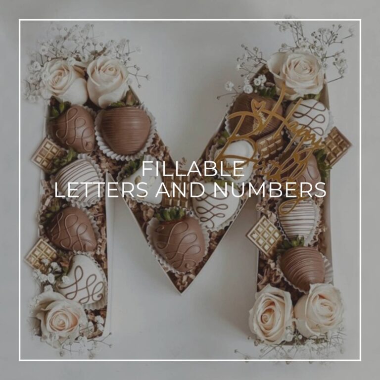 Fillable Letter Boxes
