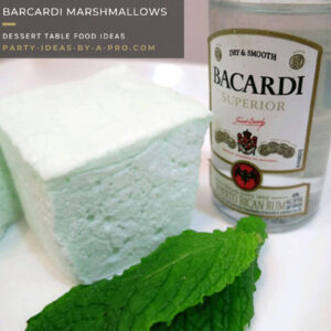 Barcardi liquor flavored boozy marshmallows