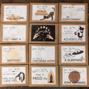 selection of 'Open When' letters for different occasions