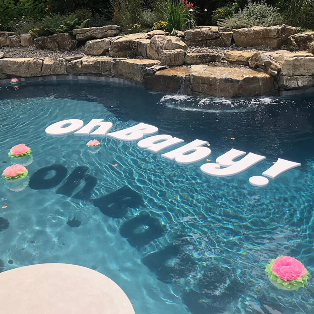 Floating Alphabet Pool Letters Floating Pool Letters - Party Decoration Ideas by a Pro