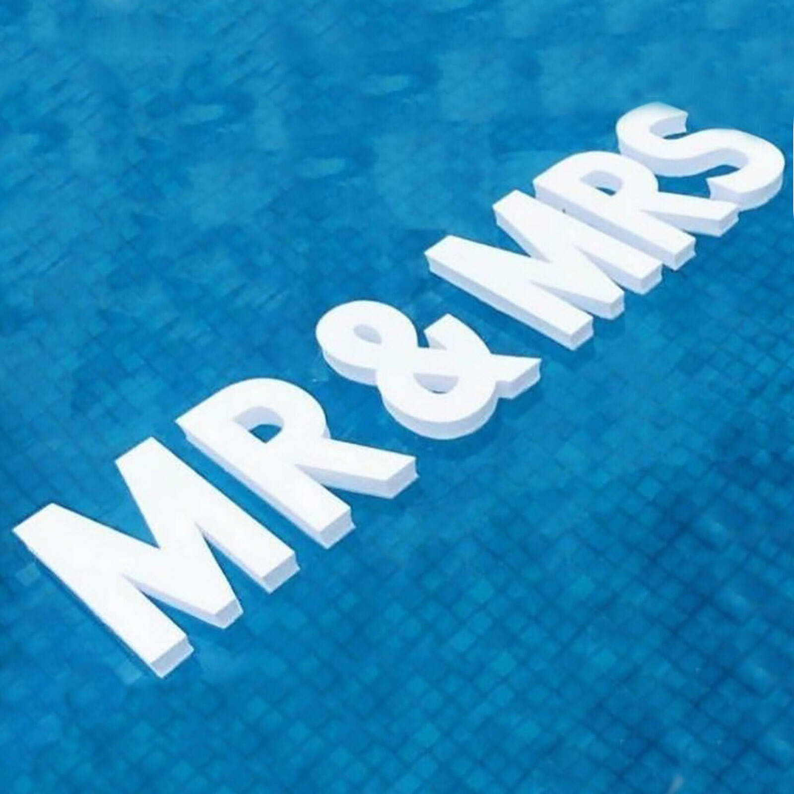 Floating Pool Letters - Party Decoration Ideas by a Pro