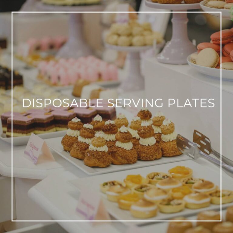 Premium Disposable Serving Trays