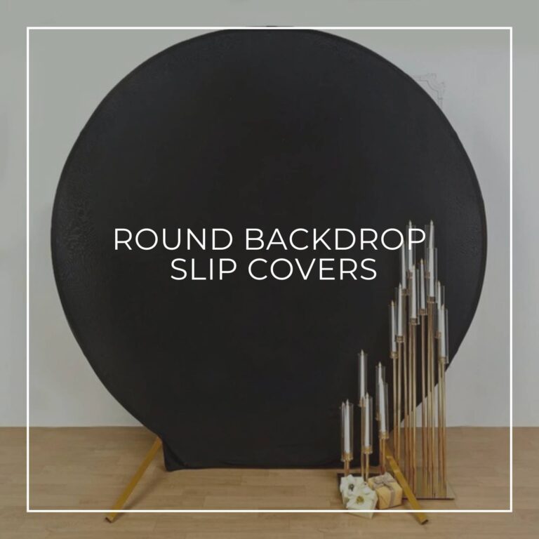 Round Backdrop Slipcovers