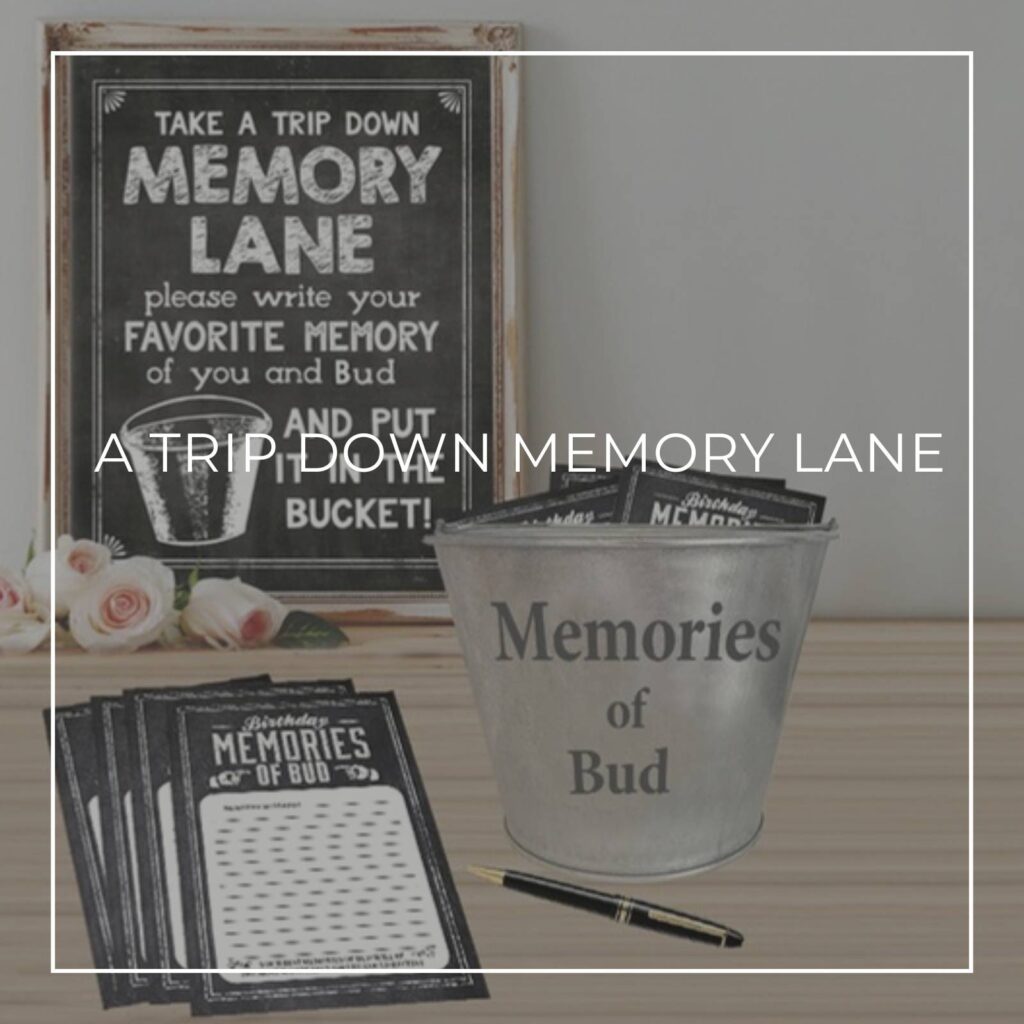 Share a memory cards and sign for a trip down memory lane