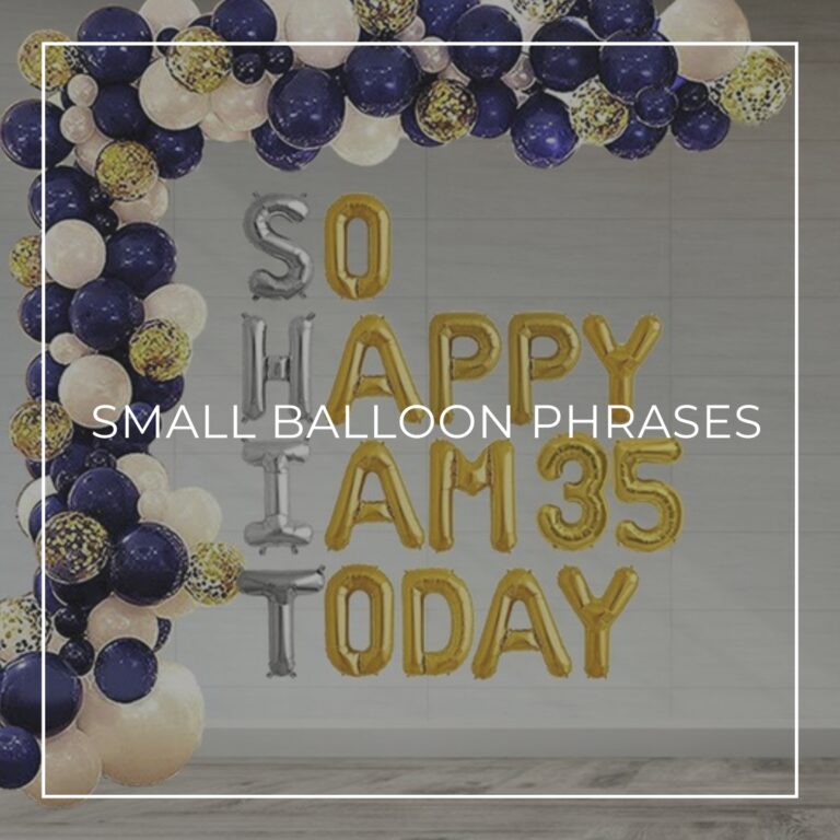 Small Balloon Phrases